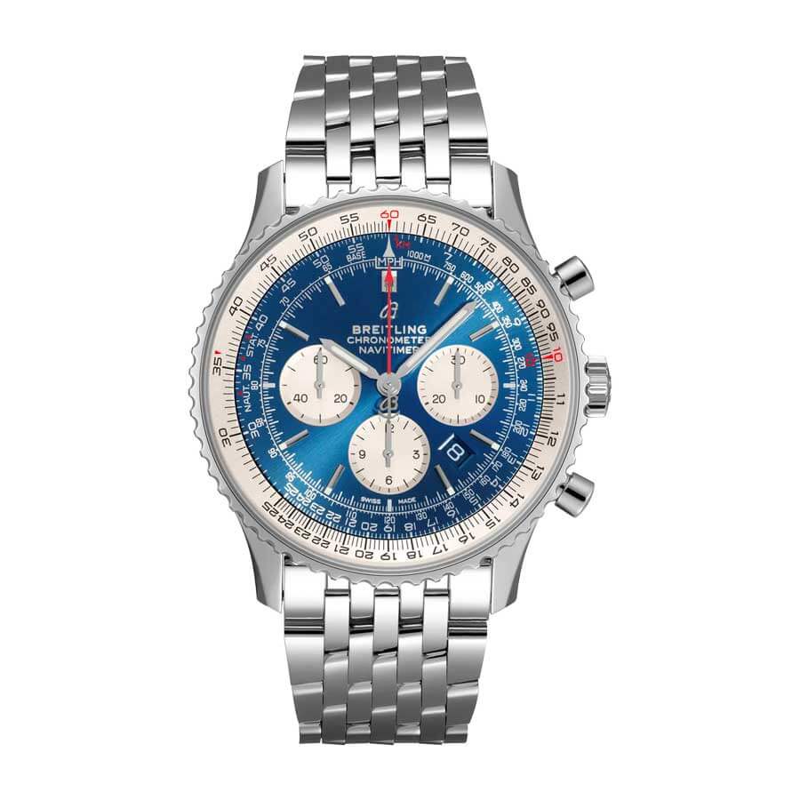 Breitling Navitimer B01 Blue Chronograph Dial 1