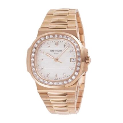 Patek Philippe Nautilus Rose Gold White Dial 7122 1r 001 1