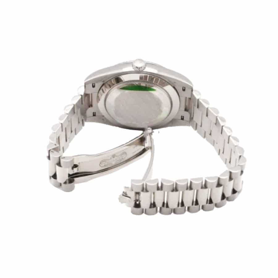 Rolex Day Date 228239 Kw Stainless Steel Silver Stripe Dial 2 2