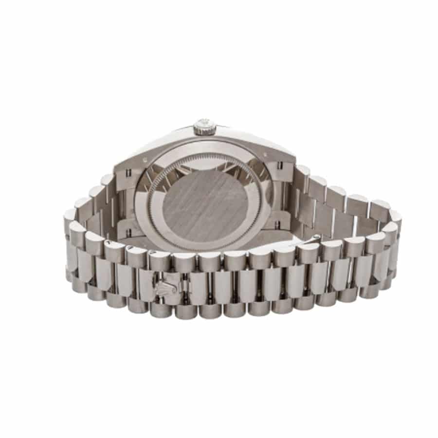 Rolex Day Date 228239 Kw Stainless Steel Silver Stripe Dial 3 1
