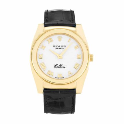 Rolex Cellini Yellow Gold White 5320 8 1
