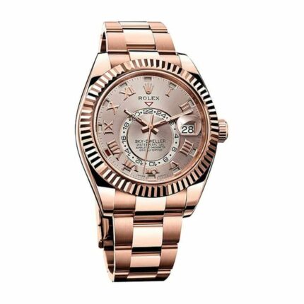 Rolex Sky Dweller Everose Gold Sundust Dial 326935 1