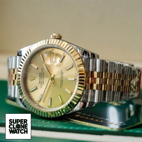 rolex champagne dial 116233 replica 4