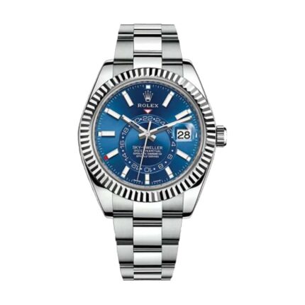 Rolex Sky Dweller Blue Dial Satinless Steel 326934 Replica 1