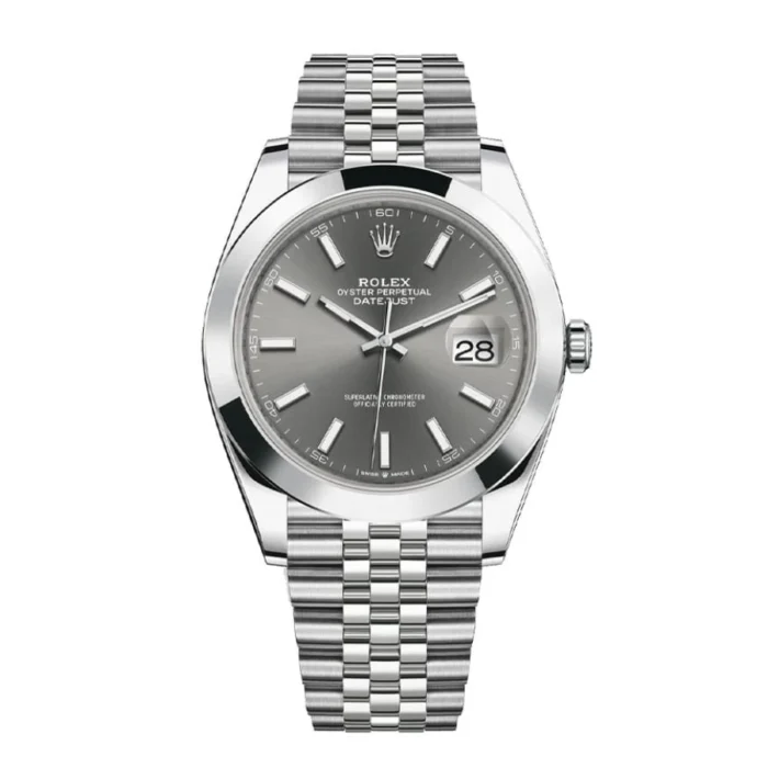 Rolex-Datejust-126300-Stainless-Steel-Grey-Dial-Replica Rolex Datejust 126300 Stainless Steel Grey Dial Replica