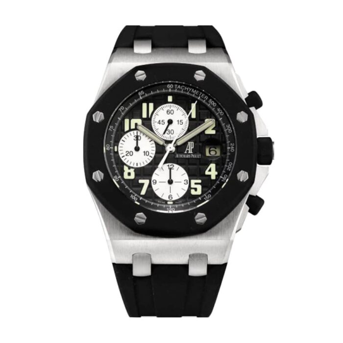 audemars-piguet-royal-oak-offshore-black-rubber-glad-ss-1-1 Audemars Piguet Royal Oak Offshore Black Rubber Glad Ss 1 1