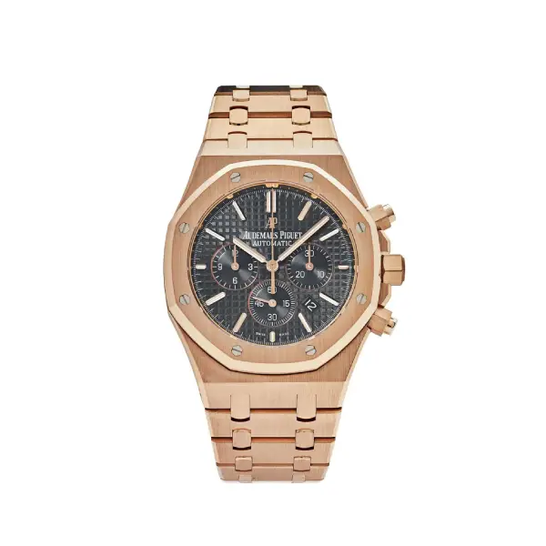 audemars-piguet-royal-oak-rose-gold-black-dial-2 Audemars Piguet Royal Oak Rose Gold Black Dial 2