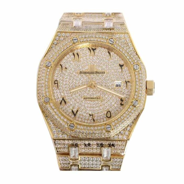 audemars-piguet-royal-oak-selfwinding-ap160sf295-yellow-gold-iced-out-diamond-dial-replica-1 Audemars Piguet Royal Oak Selfwinding Ap160sf295 Yellow Gold Iced Out Diamond Dial Replica 1