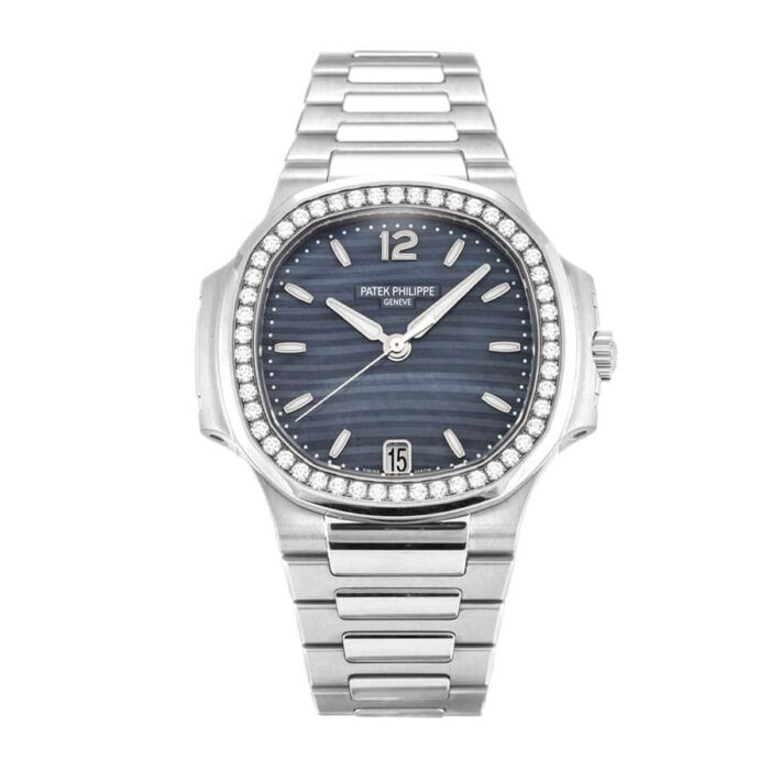 patek-philippe-nautilus-steel-set-diamond-7018-1a-mother-of-perl-blue-dial-replica-1-1 Patek Philippe Nautilus Steel Set Diamond 7018 1a Mother Of Perl Blue Dial Replica 1 1