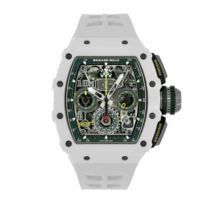 richard-mille-le-mans-classic-white-atz-ceramic-chronograph-rm11-03-replica-2 Richard Mille Le Mans Classic White Atz Ceramic Chronograph Rm11 03 Replica 2