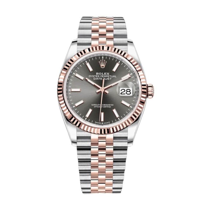rolex-datejust-126231-36mm-steel-gold-automatic-grey-dial-1 Rolex Datejust 126231 36mm Steel Gold Automatic Grey Dial 1