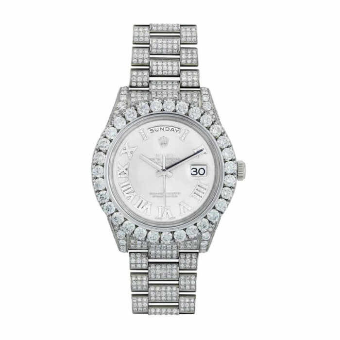 rolex-day-date-2-ii-president-white-gold-diamond-218239-white-dial-replica-1-1 Rolex Day Date 2 Ii President White Gold Diamond 218239 White Dial Replica 1 1