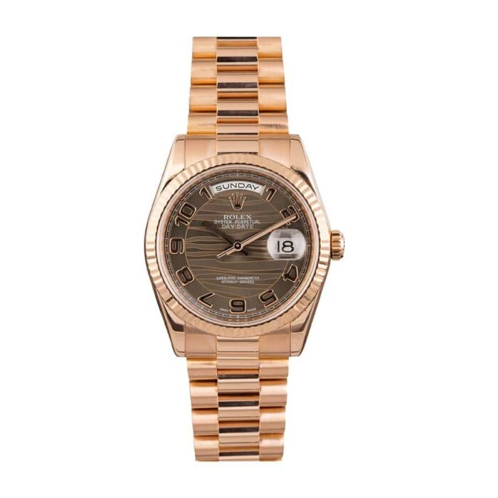rolex-day-date-bronze-wave-218235-replica-1 Rolex Day Date Bronze Wave 218235 Replica 1
