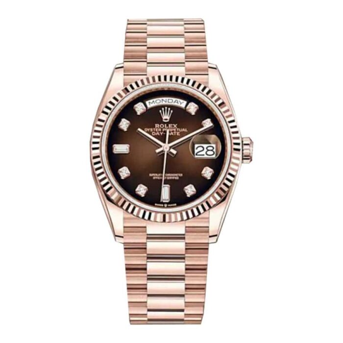 rolex-day-date-brown-ombre-diamond-dial-replica-36mm2-1 Rolex Day Date Brown Ombre Diamond Dial Replica 36mm2 1