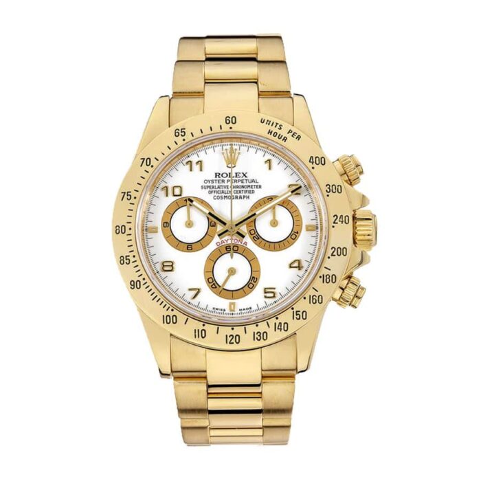 rolex-daytona-cosmograph-116528-jf-yellow-gold-white-dial-oyster-replica-1 Rolex Daytona Cosmograph 116528 Jf Yellow Gold White Dial Oyster Replica 1