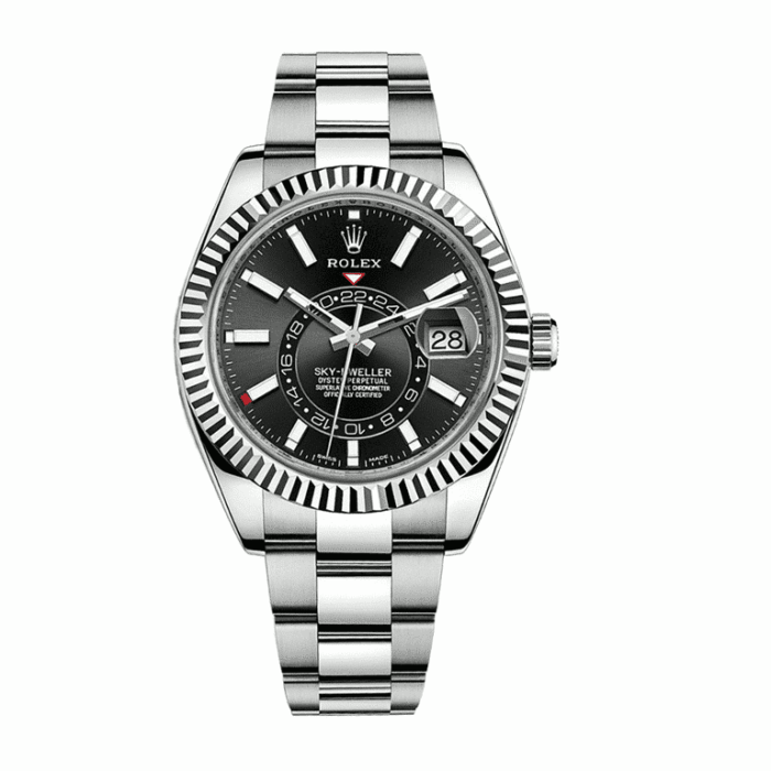 rolex-sky-dweller-black-dial-326934-replica-1 Rolex Sky Dweller Black Dial 326934 Replica 1