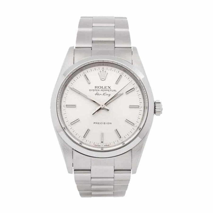 rolex-stainless-steel-air-king-white-dial-14000-oyster-replica-1 Rolex Stainless Steel Air King White Dial 14000 Oyster Replica 1