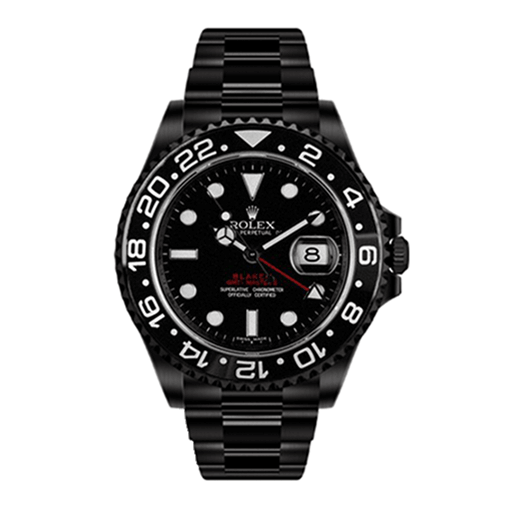 unitedluxury-rolex-blaken-black-single-red-1 Unitedluxury Rolex Blaken Black Single Red 1