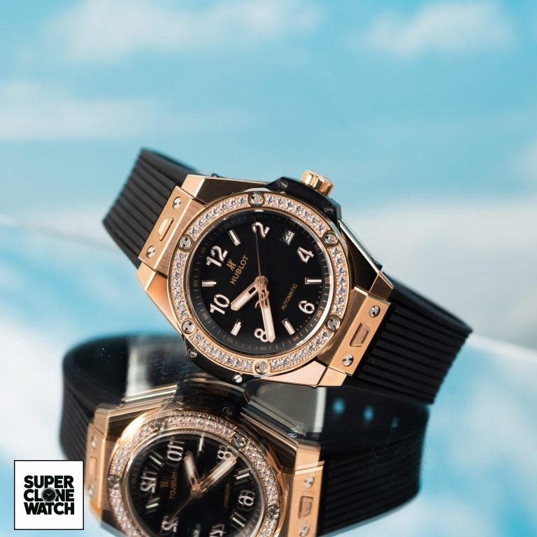 Dong Ho Hublot Big Bang One Click King Gold Replica 11 Mau Den 39mm 3 768x768 1