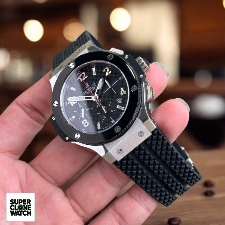 Dong Ho Hublot Nam Rep 11 Big Bang Chronograph Titanium Vien Gom Den 44mm 1 768x768 1