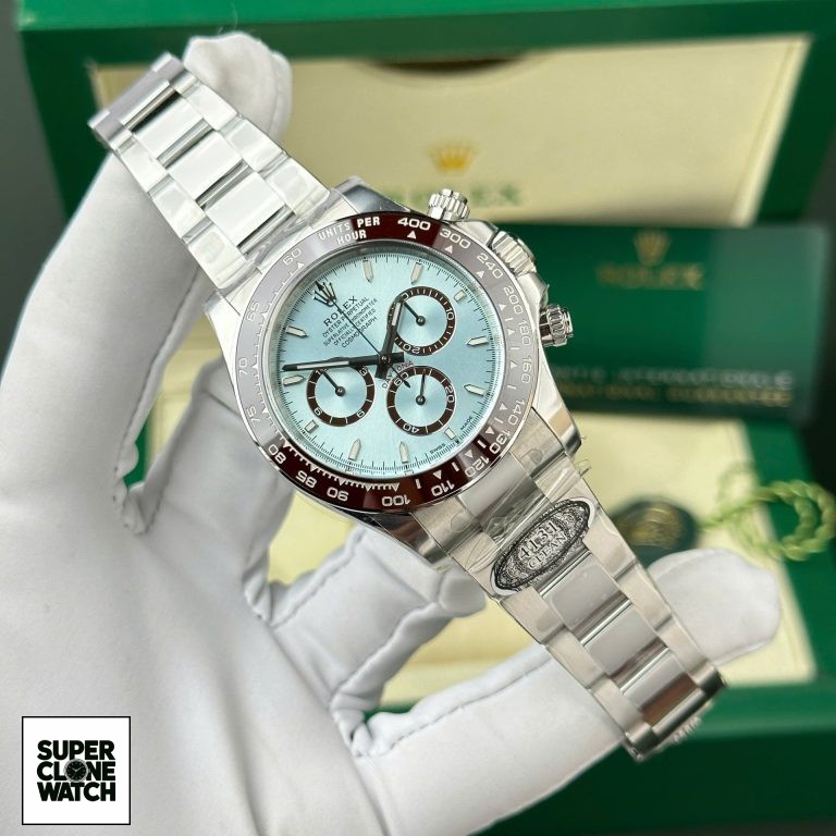 Dong Ho Rolex Cosmograph Daytona 126506 Mat Xanh Bang Coc So Da Quang Nha May Clean 40mm 1 768x768 2