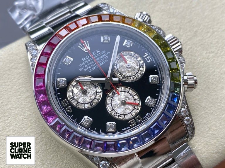 Dong Ho Rolex Cosmograph Rainbow Che Tac Trong Luong 220 Grams 40mm 10 768x576 1