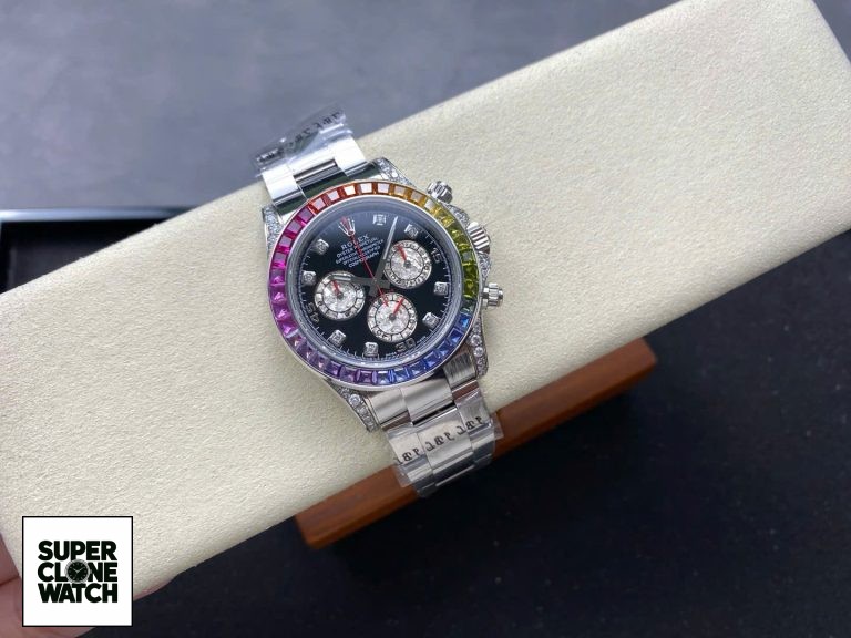 Dong Ho Rolex Cosmograph Rainbow Che Tac Trong Luong 220 Grams 40mm 4 768x576 1