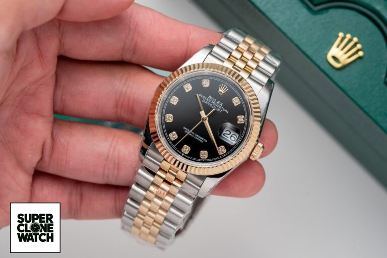 Dong Ho Rolex DateJust Boc Vang That Mat Den Nam Nha May GM 36mm 3 768x512 1
