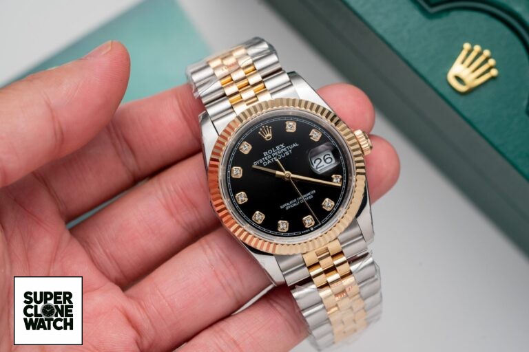 Dong Ho Rolex DateJust Boc Vang That Mat Den Nam Nha May GM 36mm 5 768x512 1