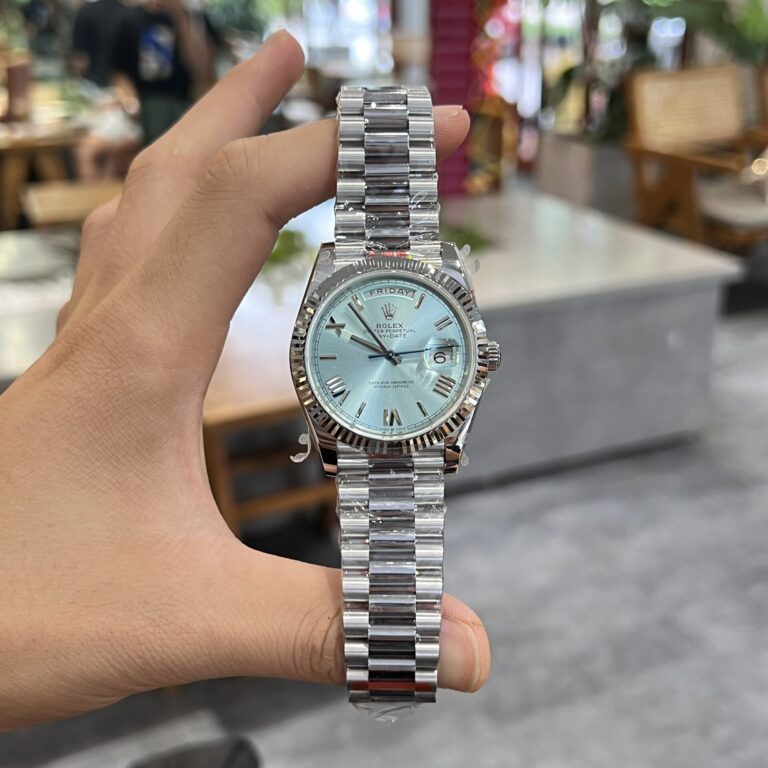 Dong Ho Rolex Day Date 228236 Mat Xanh Bang Nha May GM 40mm 4 768x768 2