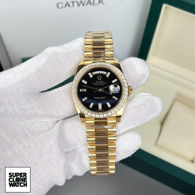 Dong Ho Rolex Day Date Boc Vang 18K Mat So Den GM V2 7 768x768 1