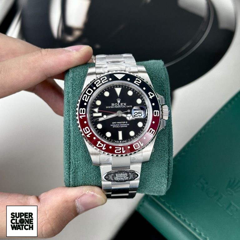 Dong Ho Rolex GMT Master II Coke Replica Cao Cap Nha May Clean 40mm 8 768x768 1