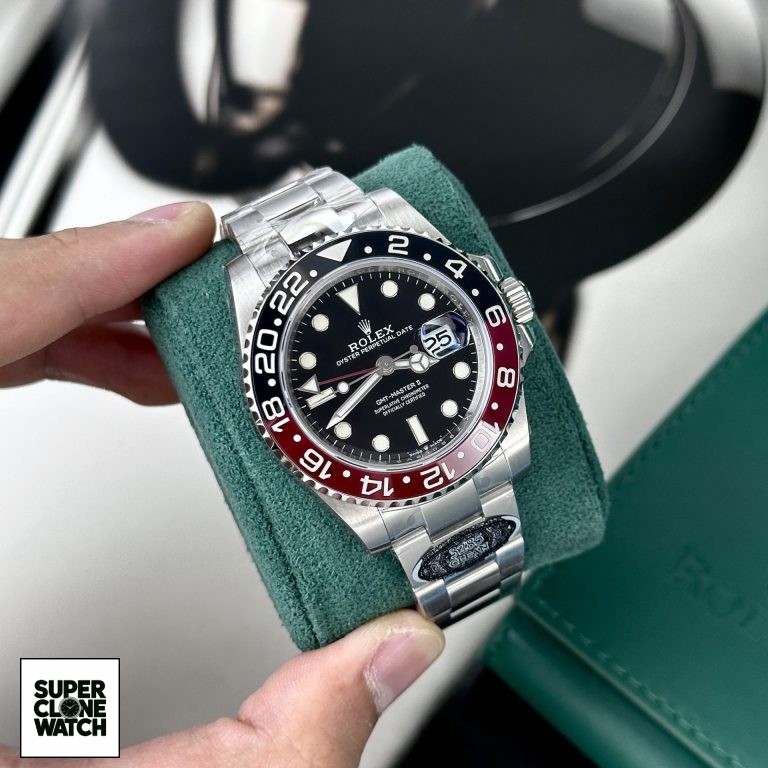 Dong Ho Rolex GMT Master II Coke Replica Cao Cap Nha May Clean 40mm 9 768x768 1