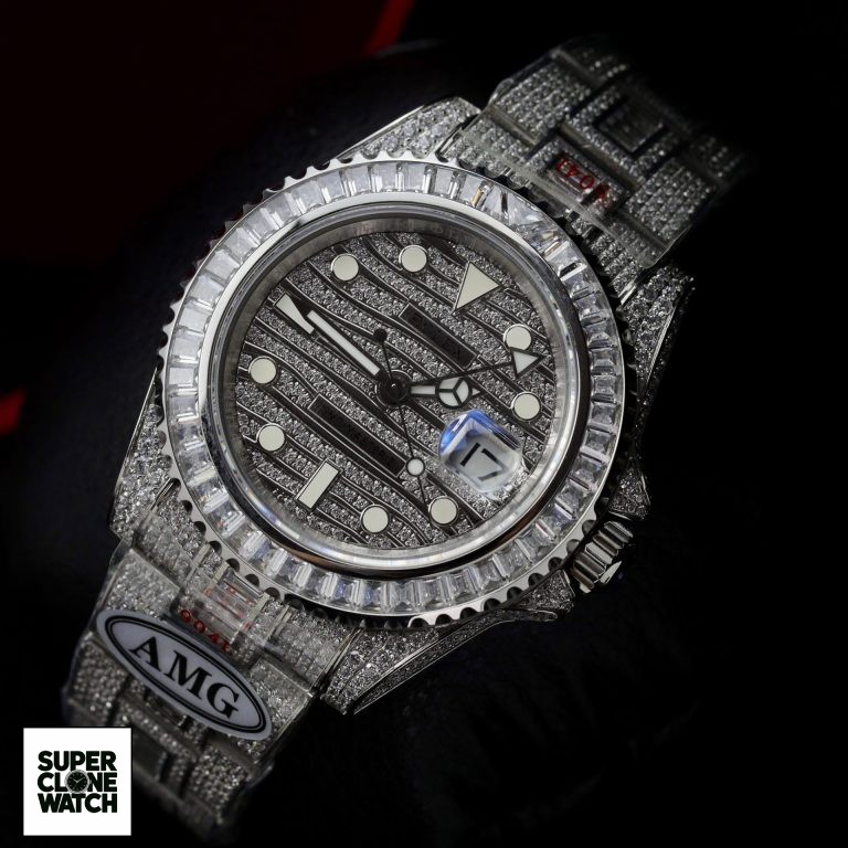 Dong Ho Rolex Nam Dinh Da GMT Master II Nha May AMG 2024 40mm 3 768x768 1
