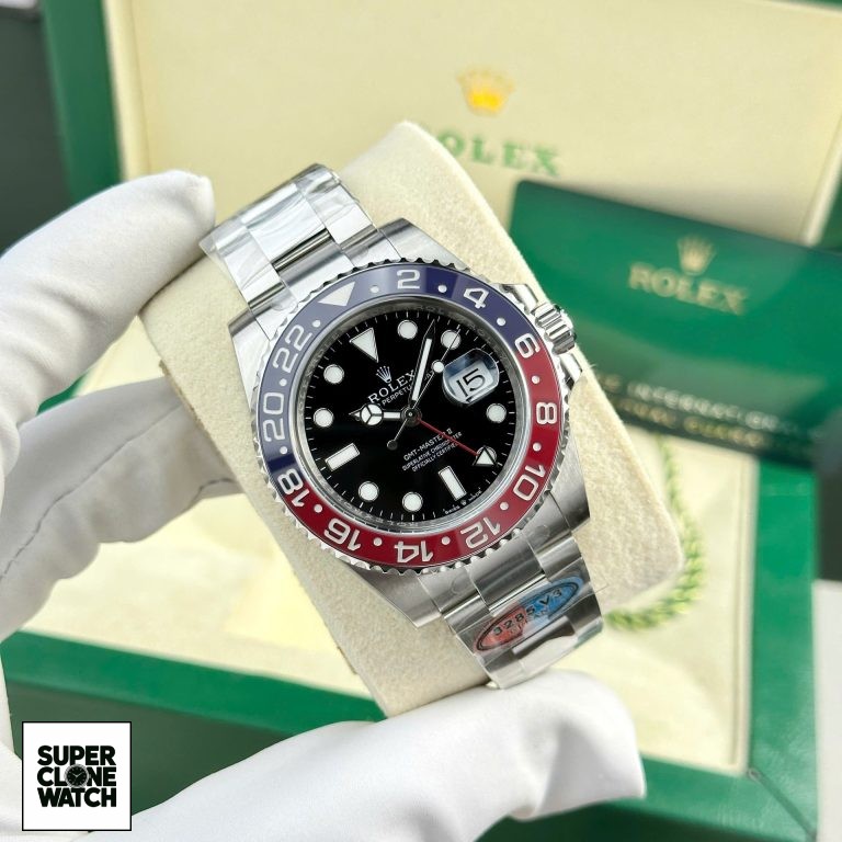 Dong Ho Rolex Pepsi GMT Master II 126710blro Replica 11 Day Oyster Nha May Clean V3 40mm 4 768x768 1