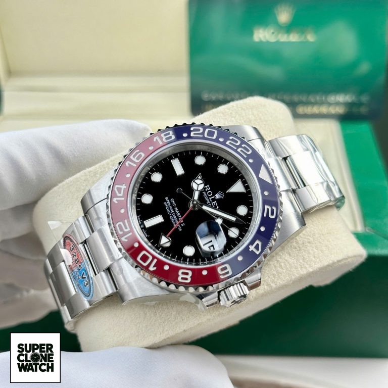 Dong Ho Rolex Pepsi GMT Master II 126710blro Replica 11 Day Oyster Nha May Clean V3 40mm 6 768x768 1