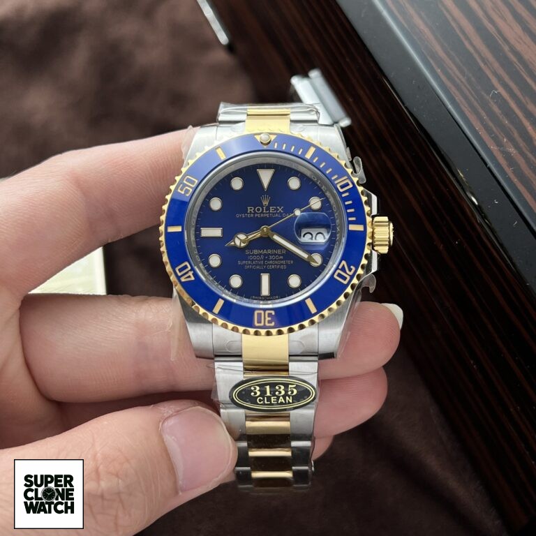 Dong Ho Rolex Submariner 126613LB Rep 11 Mat So Xanh Duong Clean 41mm 4 768x768 1