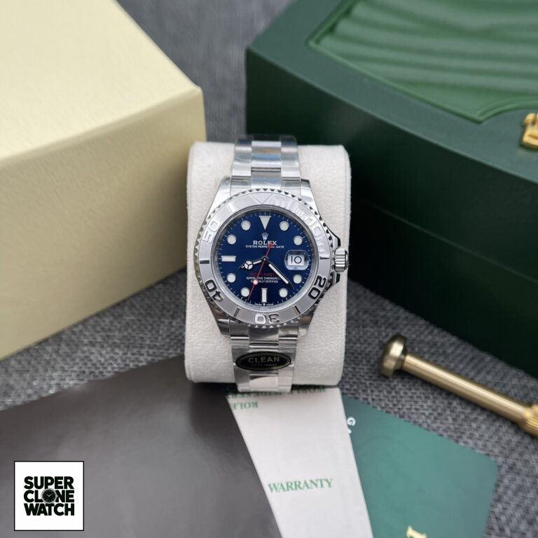 Dong Ho Rolex Yacht Master 116622 Mat So Xanh Clean Factory 40mm 1 768x768 1