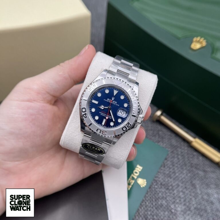 Dong Ho Rolex Yacht Master 116622 Mat So Xanh Clean Factory 40mm 2 768x768 1