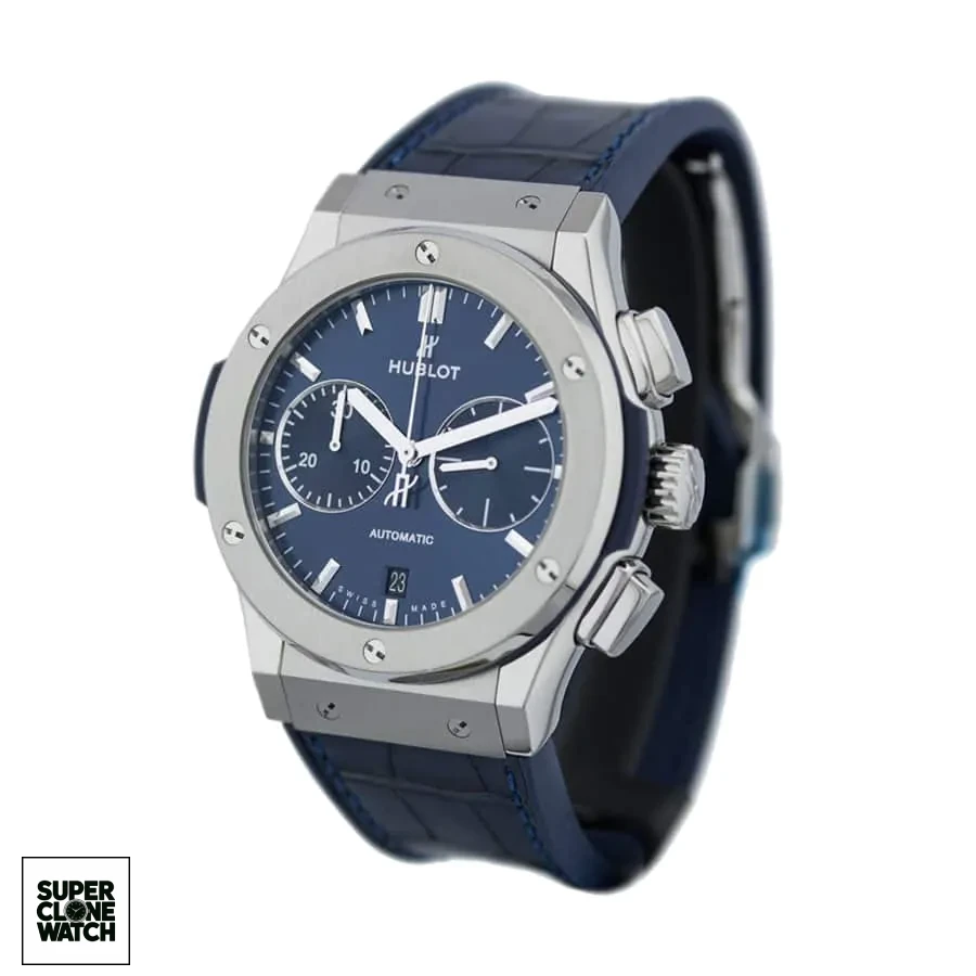 Hublot Classic Fusion Blue Chronograph Titanium 521