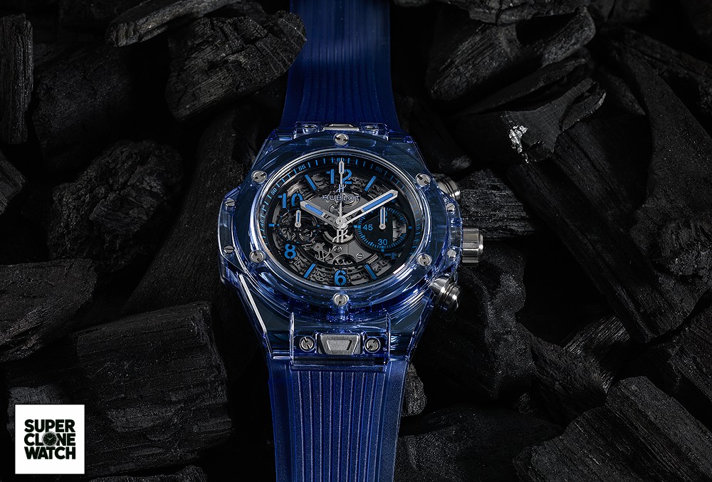 Hublot Big Bang Unico Blue Sapphire front 1000