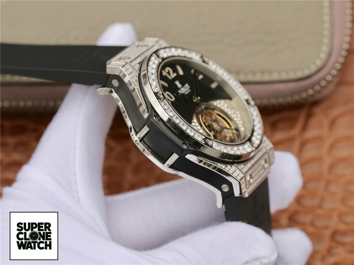 Replica Hublot Tourbillon Diamond Watch 5