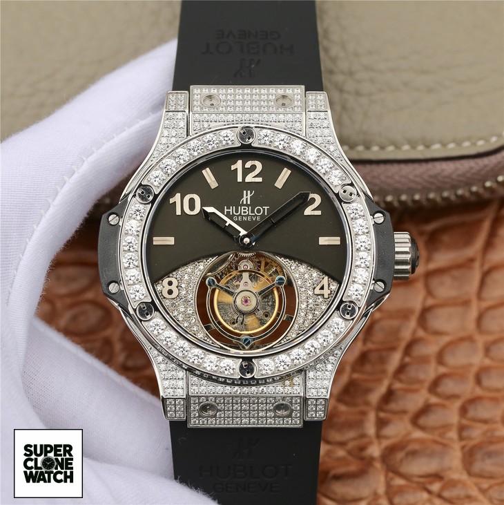 Replica Hublot Tourbillon Diamond Watch