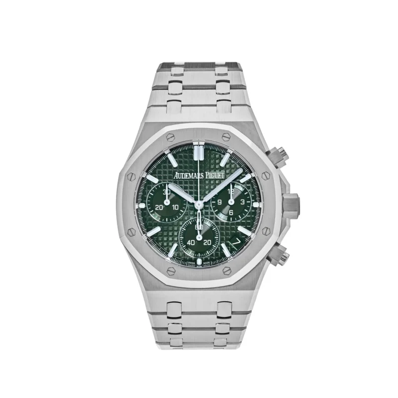 audemars piguet royal oak 26240st oo 1320st 08 selfwinding chronograph stainless steel green dial 2023 audemars piguet 40258819391732