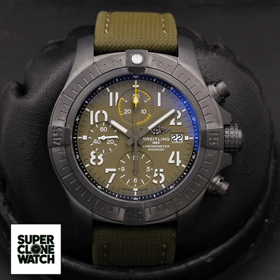 breitling avenger chronograph 45 night mission V13317101L1X1 dial
