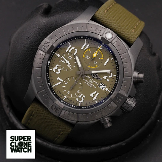 breitling avenger chronograph 45 night mission V13317101L1X1 left