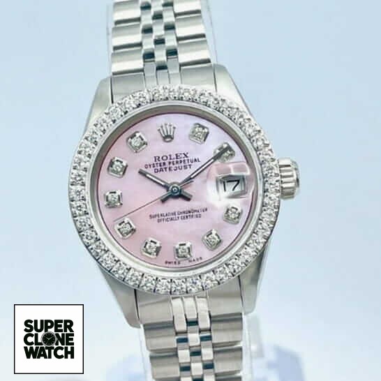 datejust pink diamond replica 32