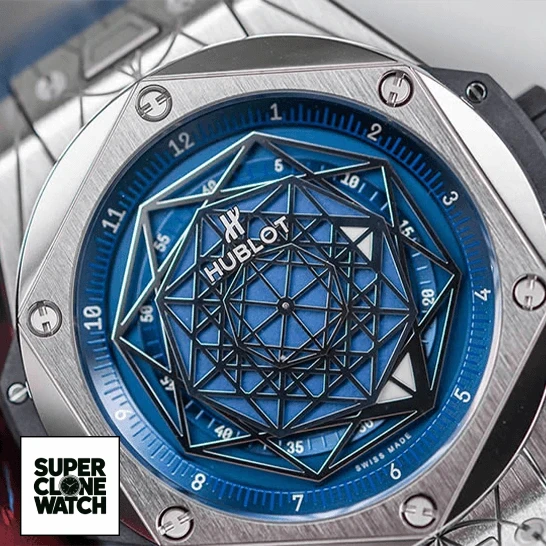 hublot big bang sang bleu titanium blue watch 415 1