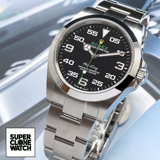 rolex-air-king-126900-black-replica