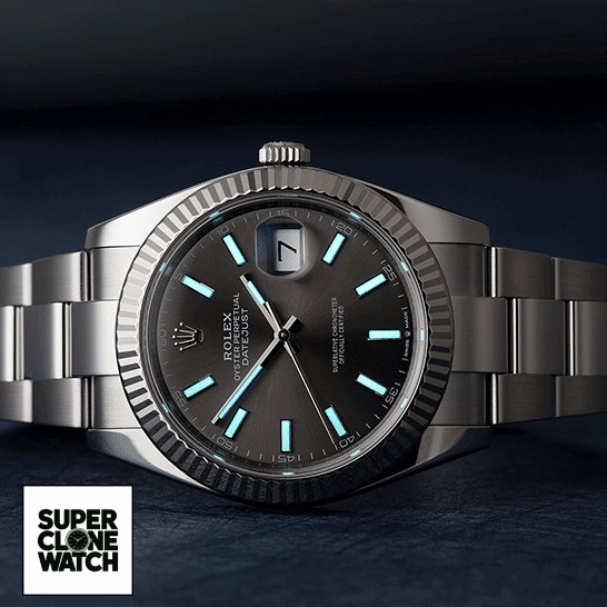 rolex datejust 126334 0013 steel grey dial oyster limunances